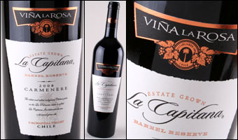 Vina La Rosa La Capitana Carmenere