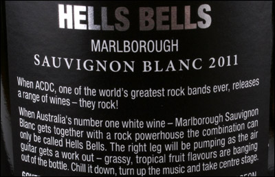 AC/DC Hells Bells Sauvignon Blanc AC/DC Hells Bells Sauvignon Blanc