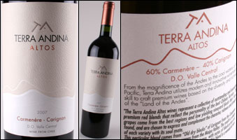 Terra Andina Altos Carmenere
