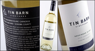 Tin Barn Vineyards Hi Vista Vineyard Carneros Sauvignon Blanc