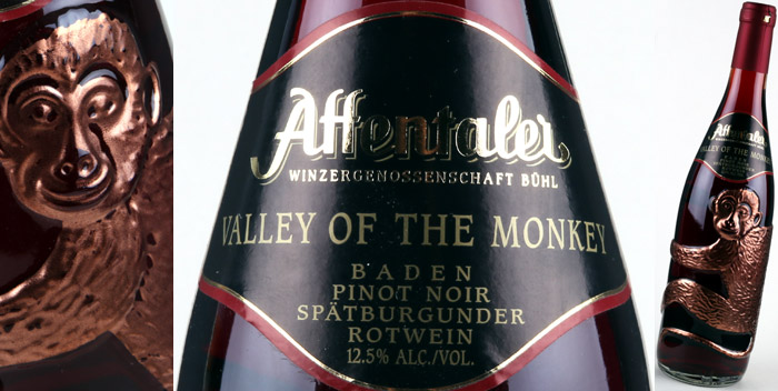 Affentaler Valley of the Monkey Pinot Noir – Good Wine, Freaky Bottle