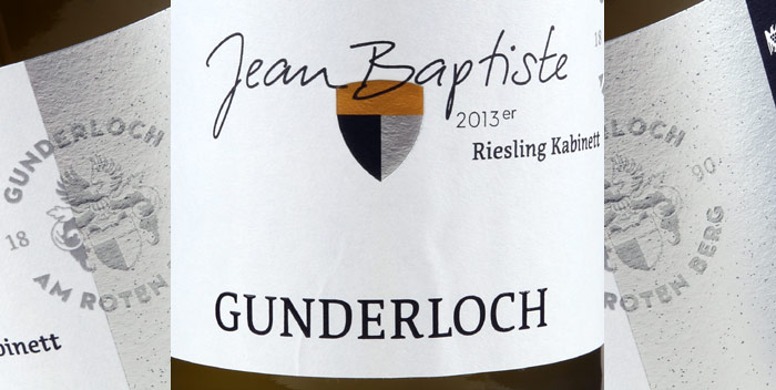 Gunderloch, Jean Baptiste, Riesling Kabinett – Wonderful!