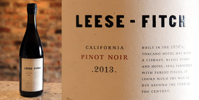 Leese-Fitch, Pinot Noir – Tasty