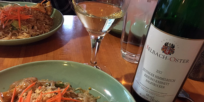 Selbach-Oster Zeltinger Himmelreich Riesling – Tasty with Thai